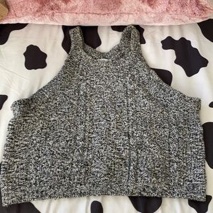 Cute sweater material crop